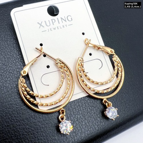 Сережки Xuping18К 19015 (3,4 см)	